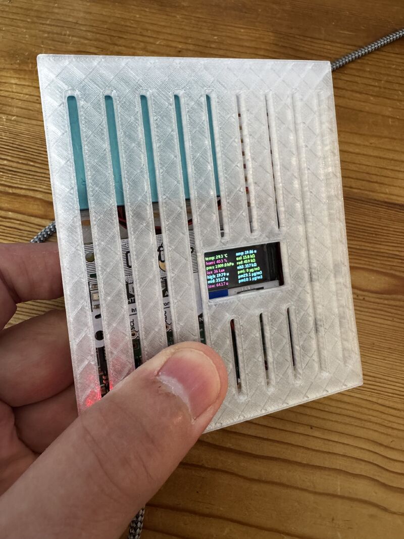 Raspberry Pi environmental monitoring sensor for a 3D printing farm